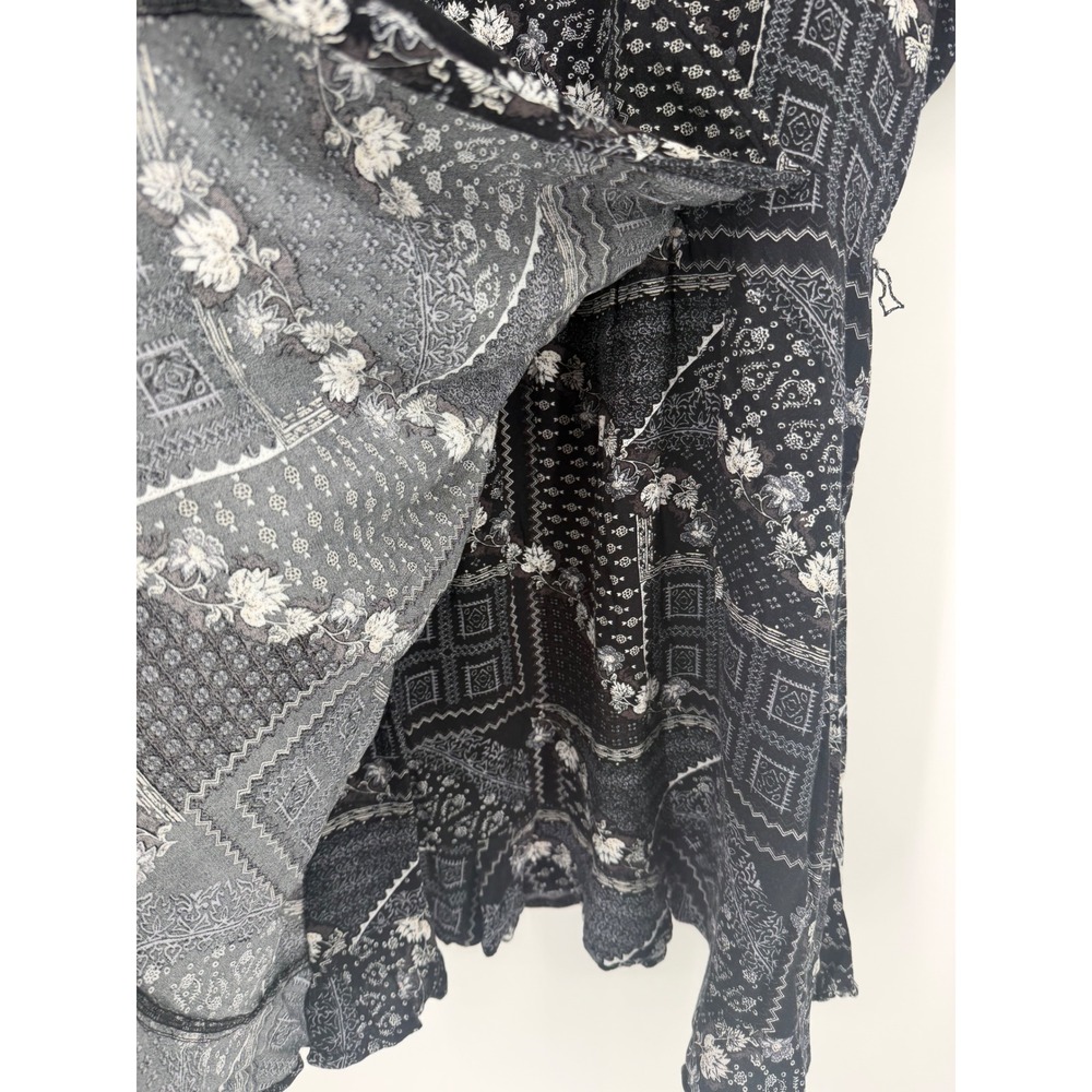 SO Juniors Dress Small Y2K Boho Whimsigoth Patchwork Retro Paisley Festival - Picture 7 of 12